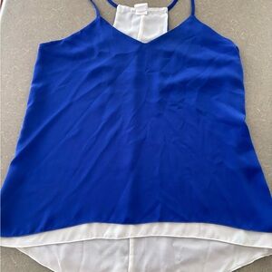 Candie's Royal Blue and White Camisole